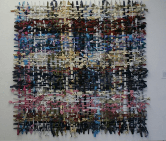 E Matthews - Fig 2 - My Love to You_1.8mx1.8m_fabric strips