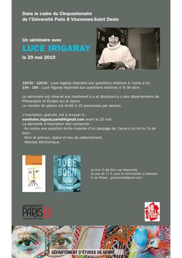 séminaire Irigaray-Paris 8-1